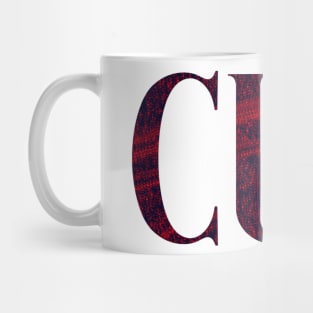 Cut - Simple Typography Style Mug